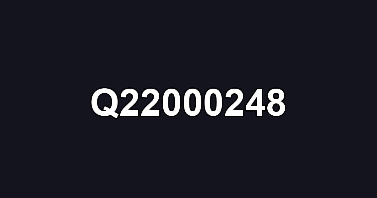 Q22000248