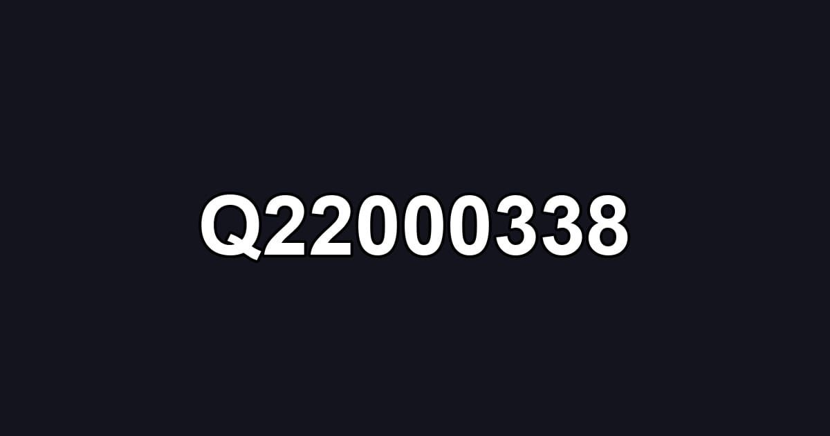 Q22000338