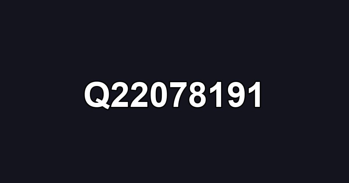 Q22078191