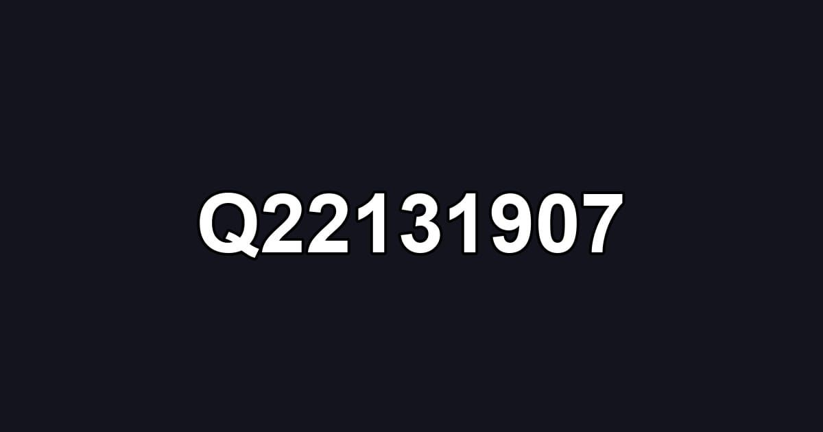 Q22131907