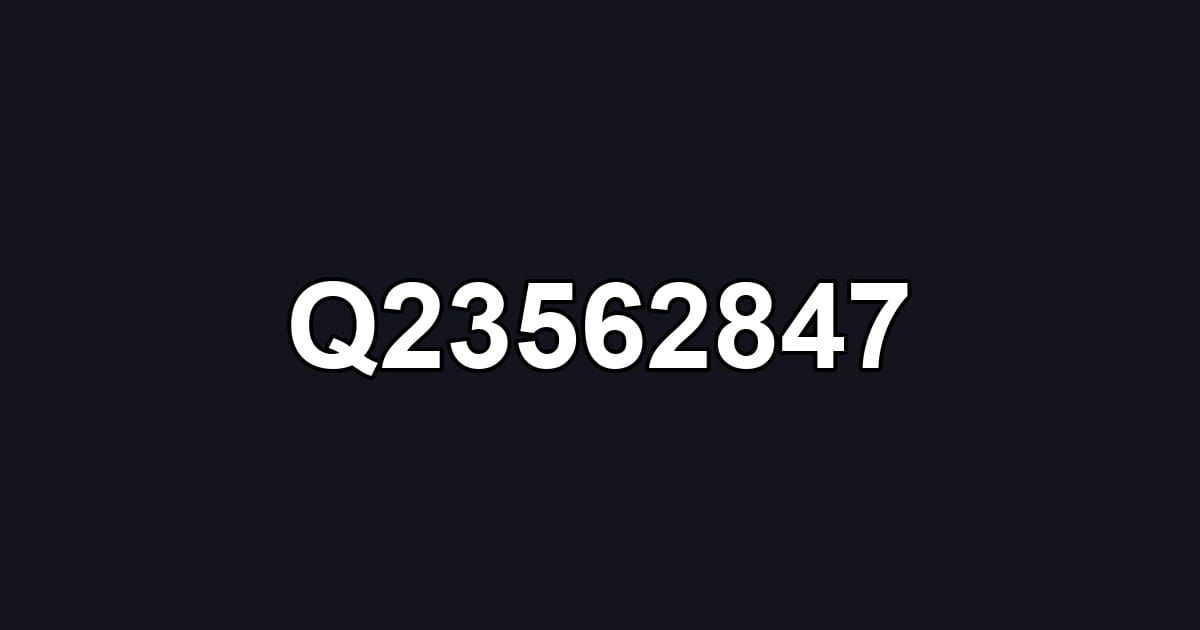 Q23562847