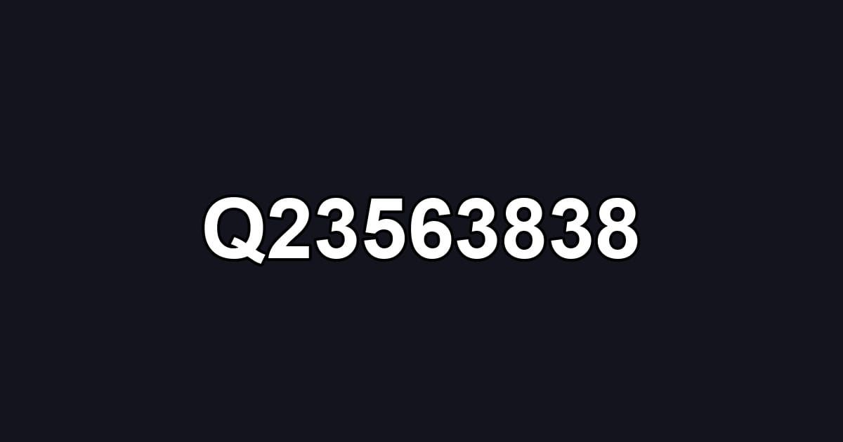 Q23563838