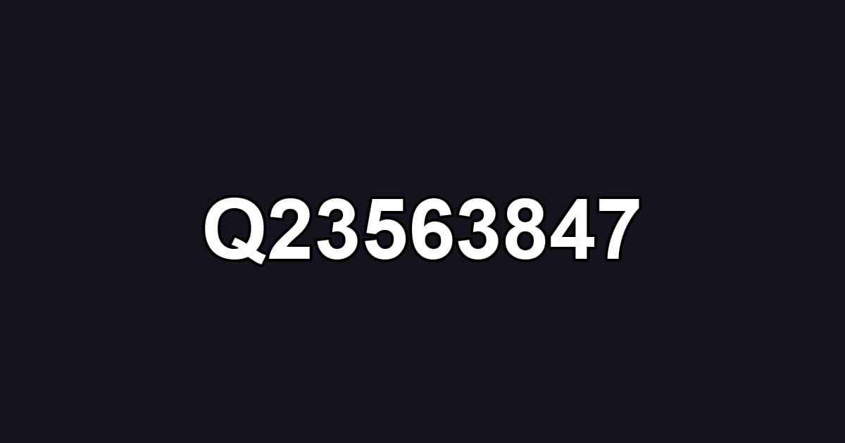 Q23563847