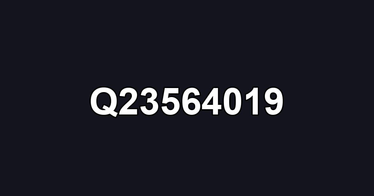 Q23564019