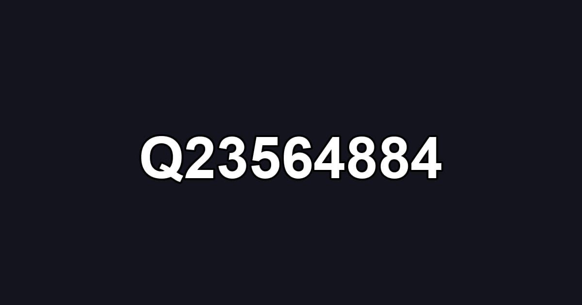 Q23564884