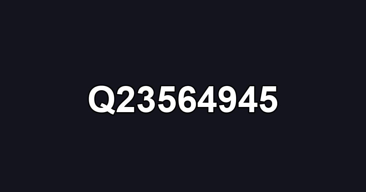 Q23564945