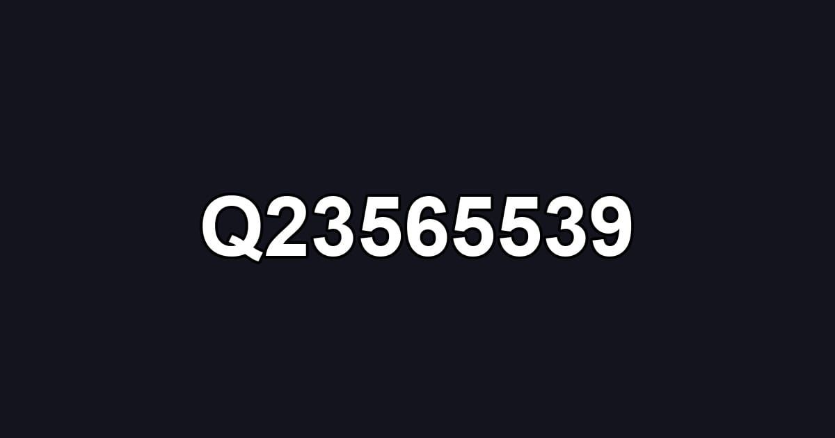 Q23565539