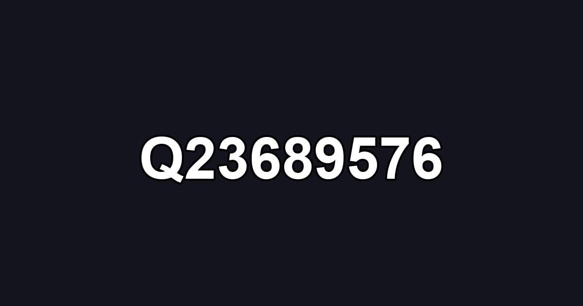 Q23689576