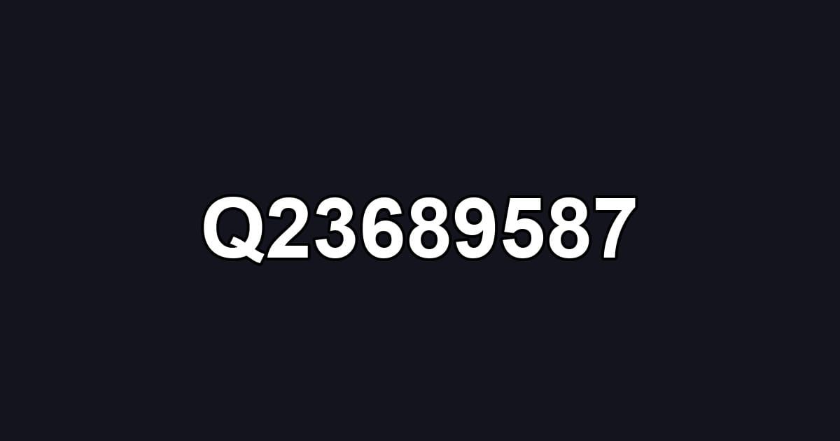 Q23689587