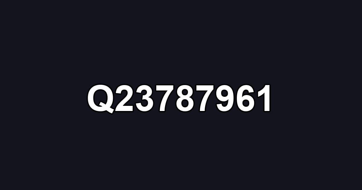 Q23787961