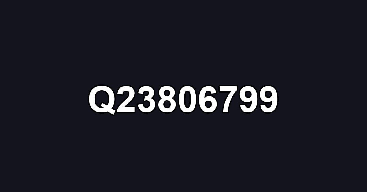 Q23806799