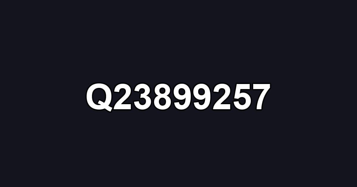 Q23899257