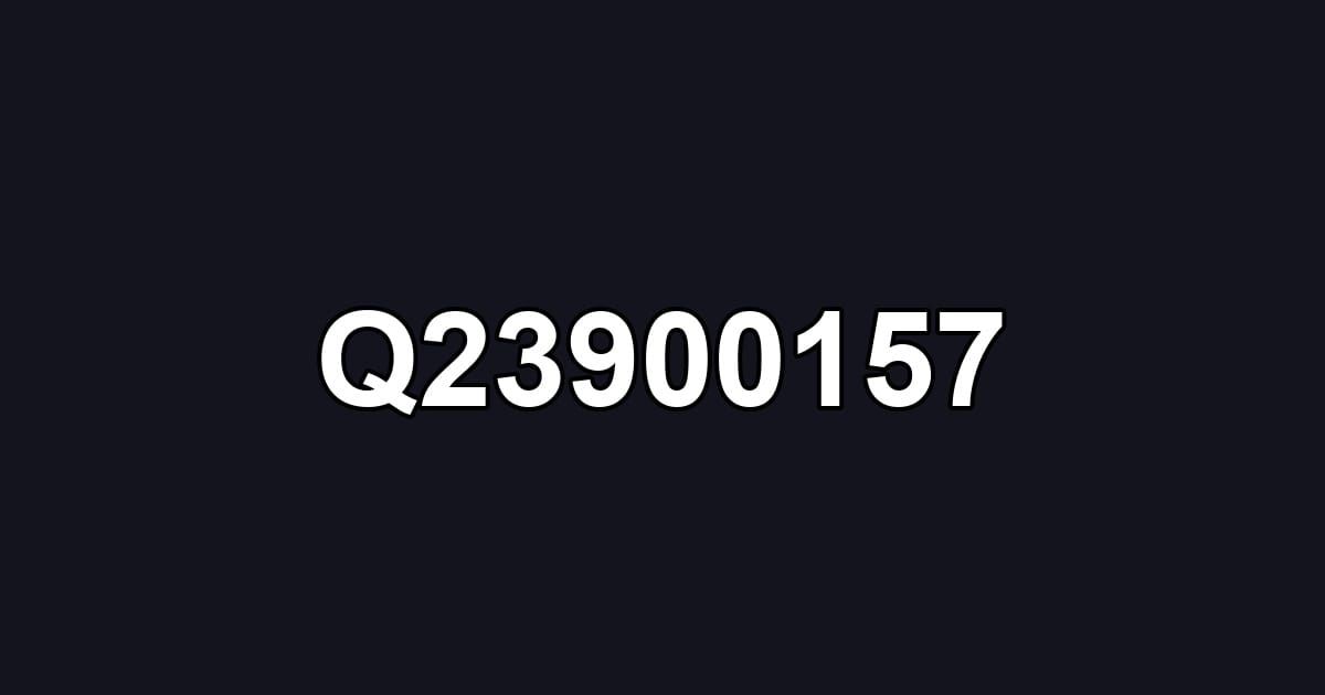Q23900157