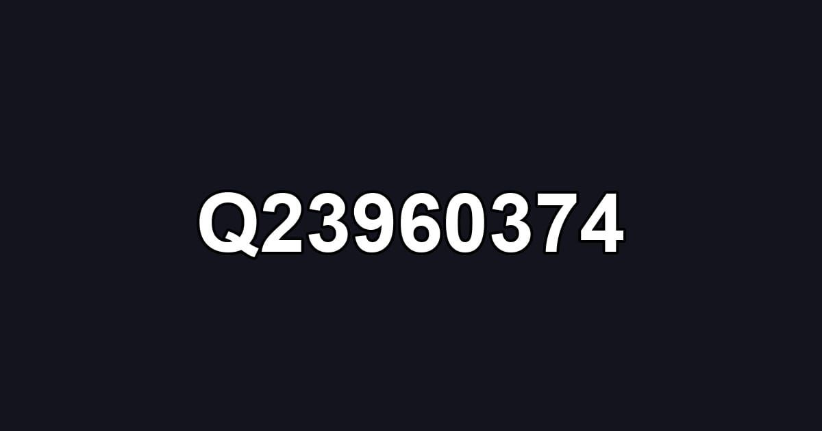 Q23960374
