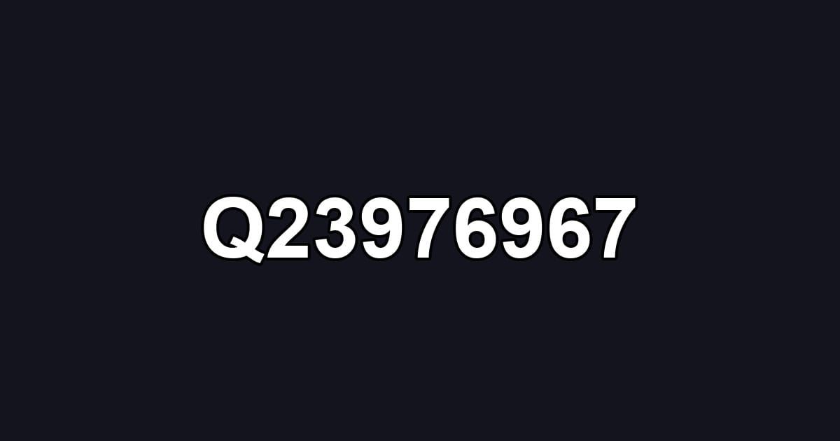 Q23976967