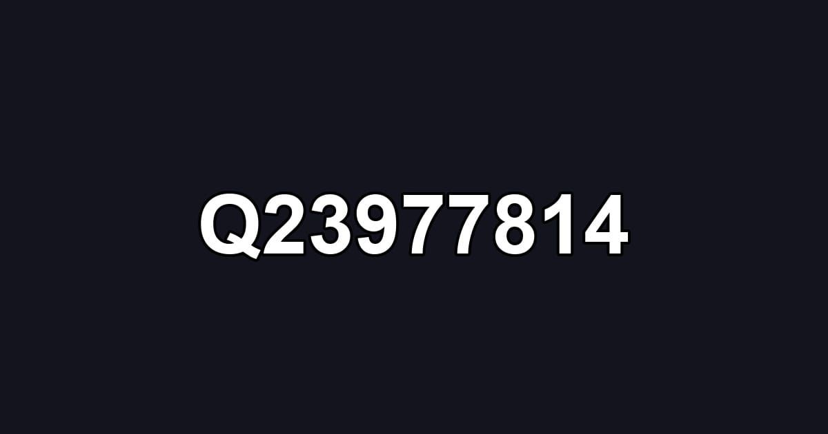 Q23977814