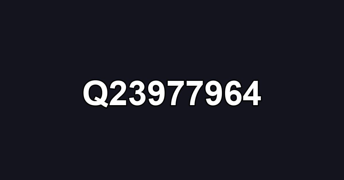 Q23977964