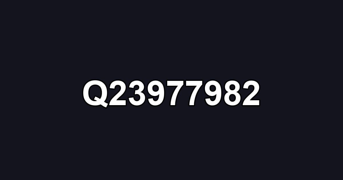 Q23977982