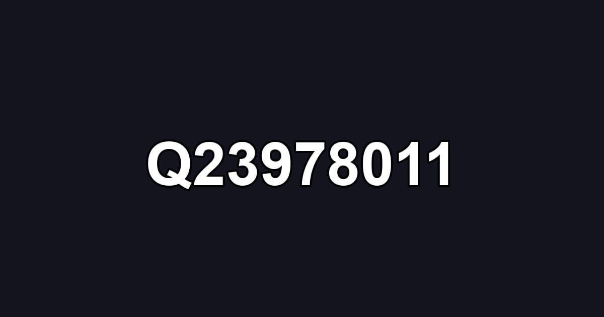 Q23978011