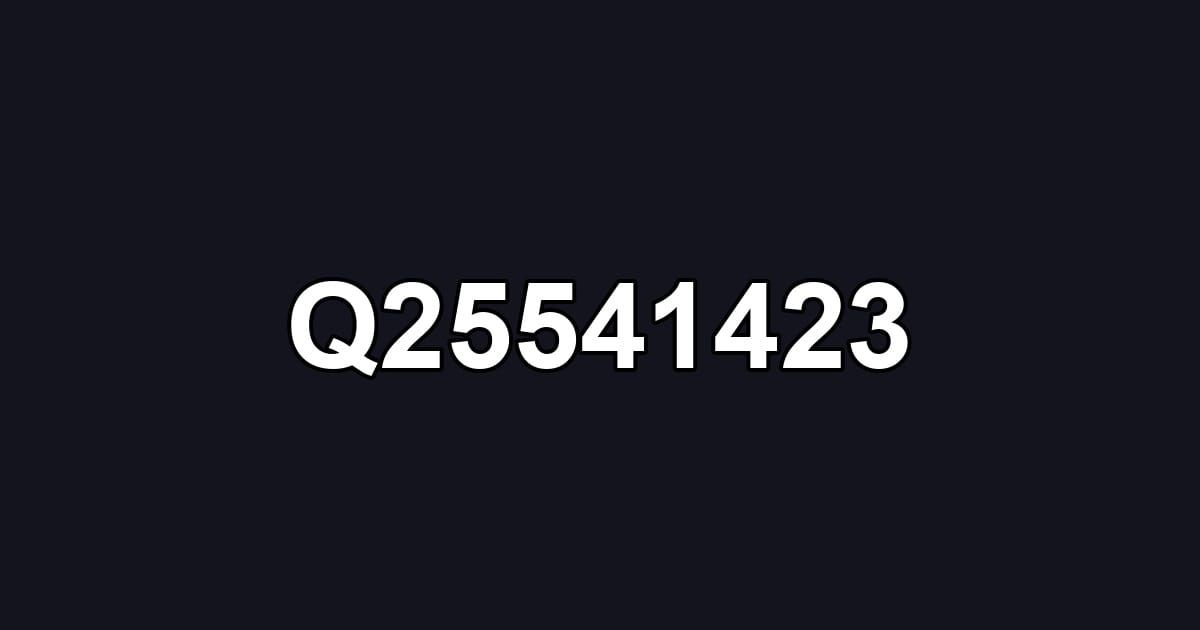 Q25541423