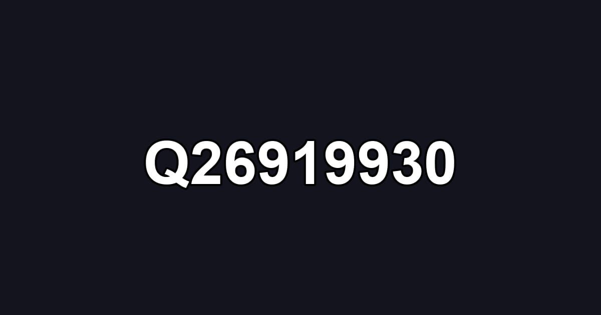 Q26919930