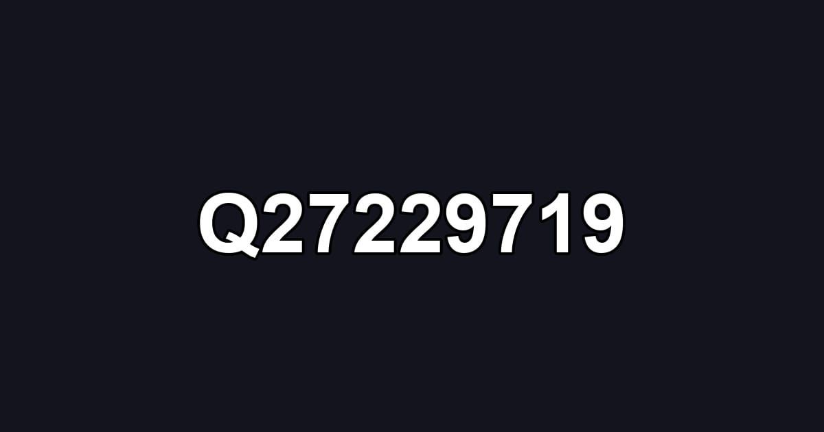 Q27229719