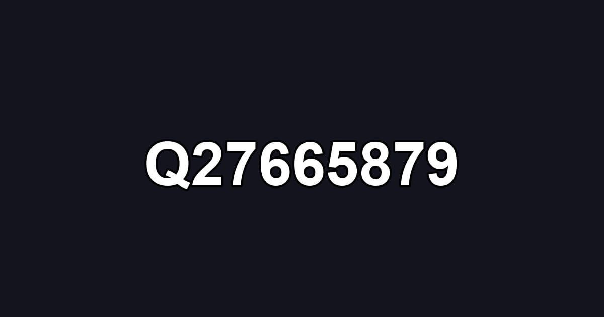 Q27665879