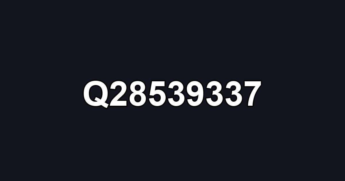 Q28539337