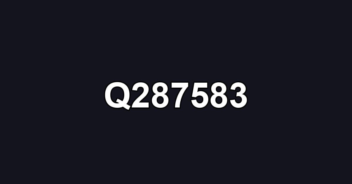 Q287583