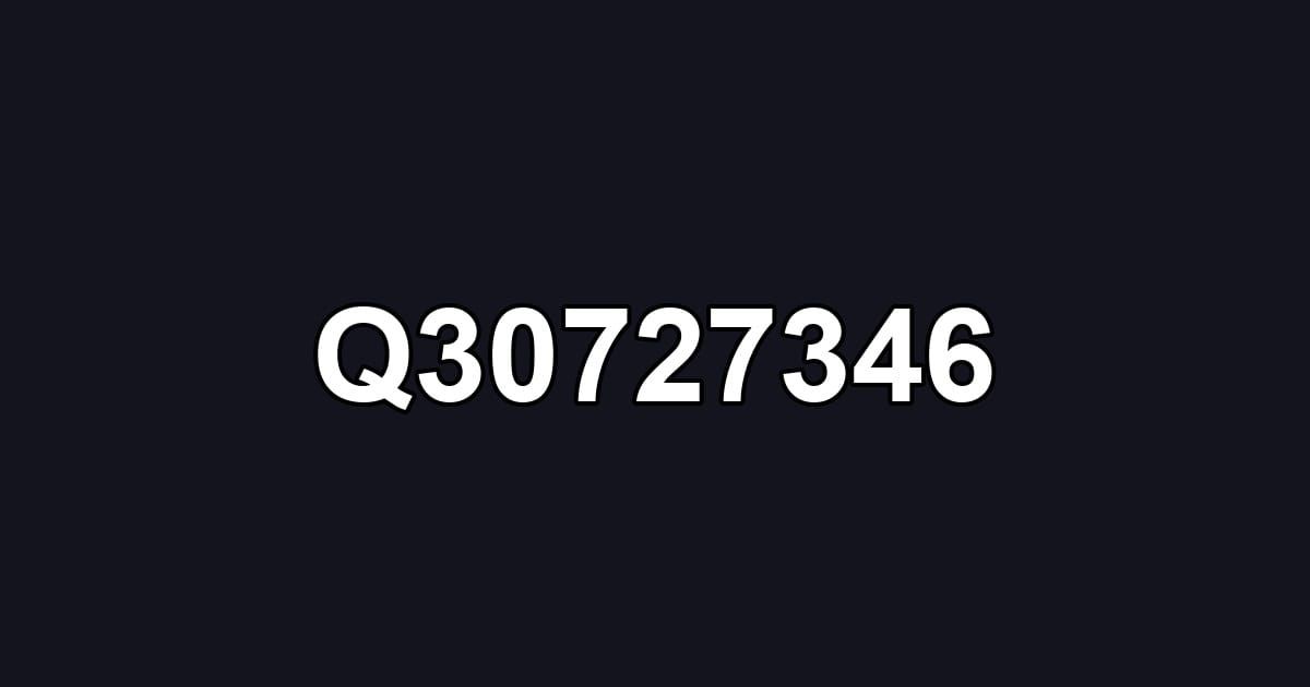 Q30727346