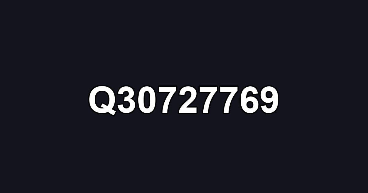 Q30727769