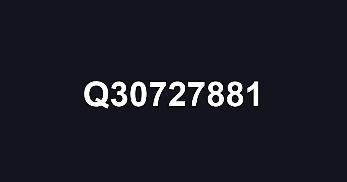Q30727881
