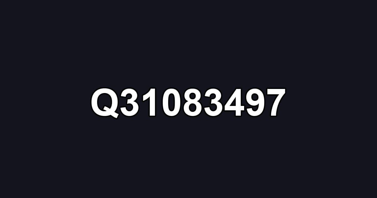 Q31083497