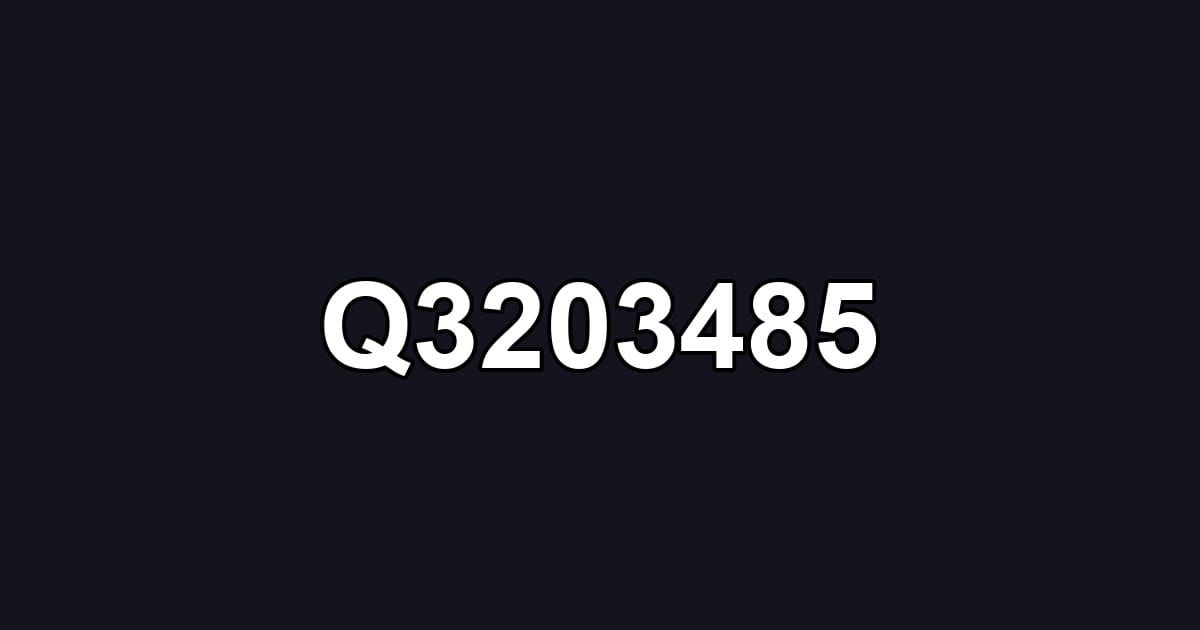 Q3203485