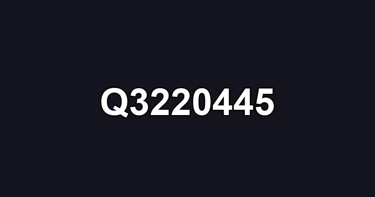 Q3220445