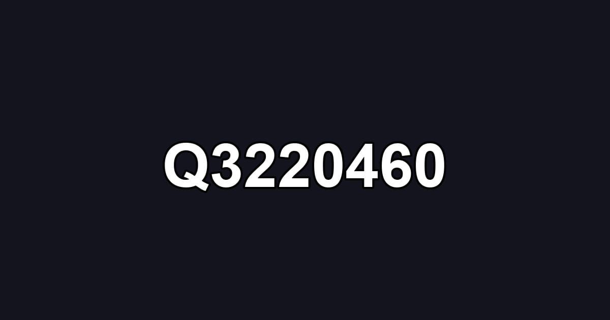 Q3220460