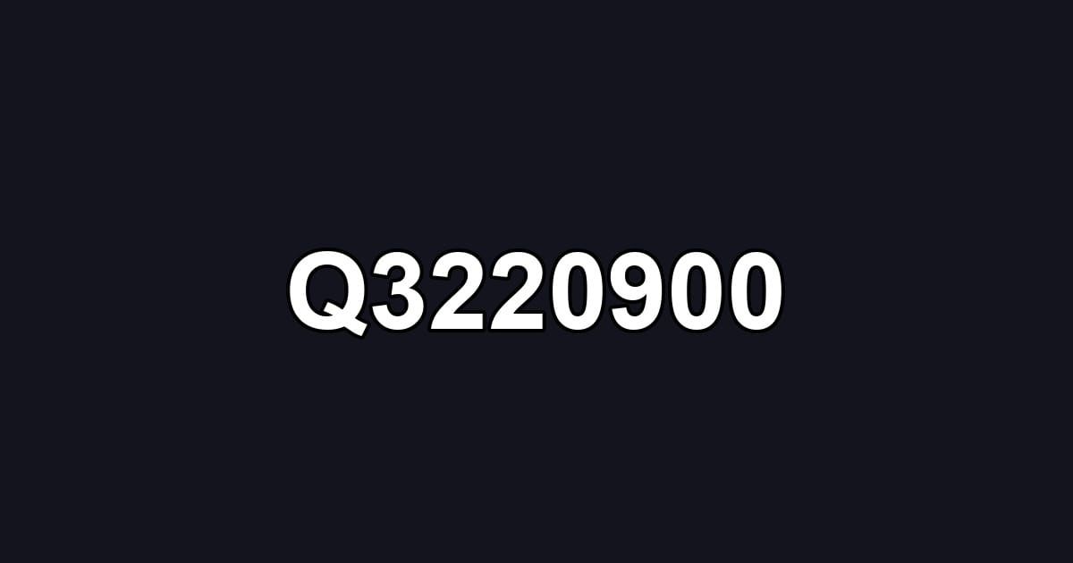 Q3220900