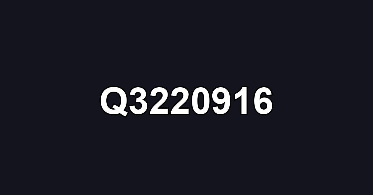 Q3220916