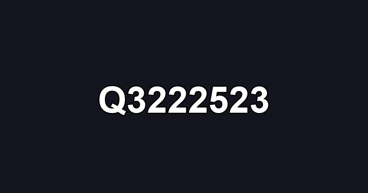 Q3222523