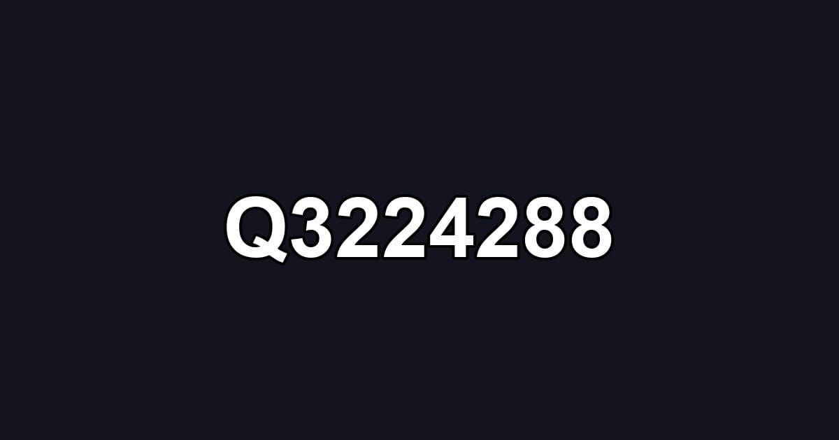 Q3224288