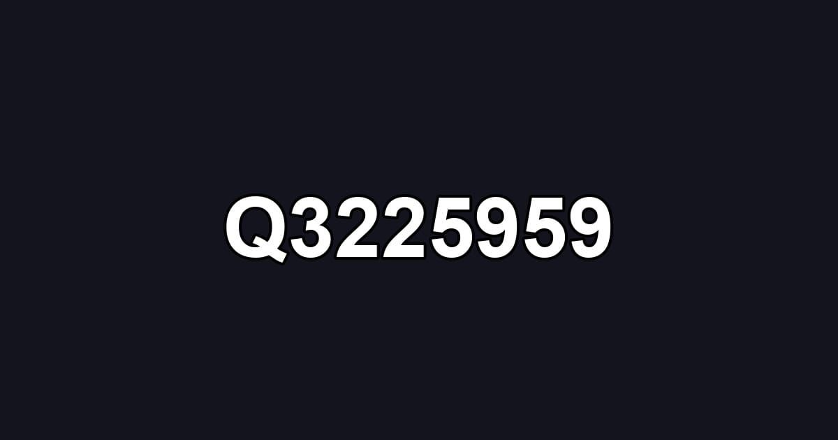 Q3225959