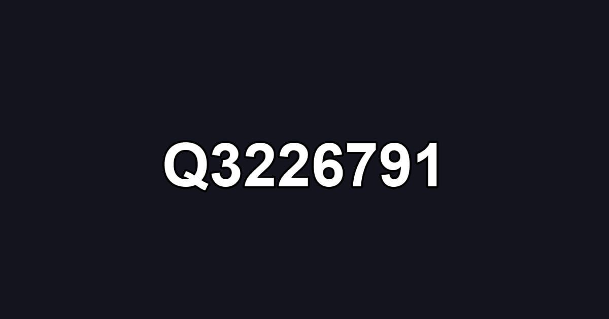 Q3226791