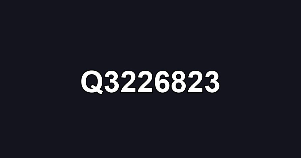 Q3226823
