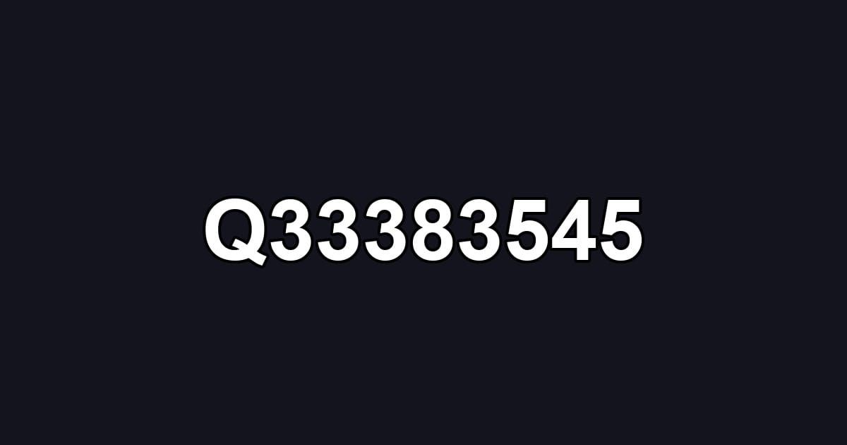 Q33383545