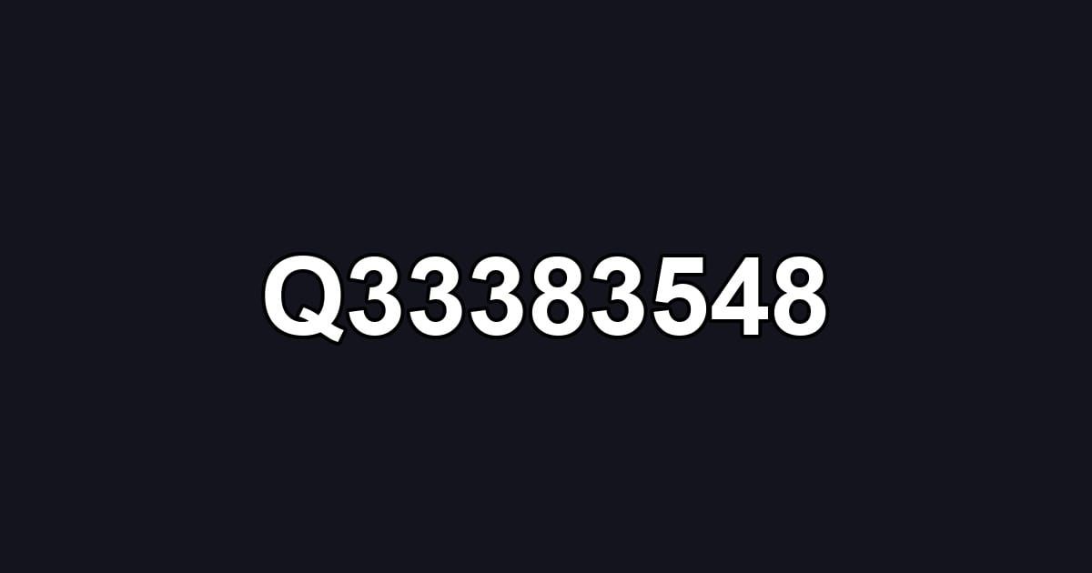 Q33383548