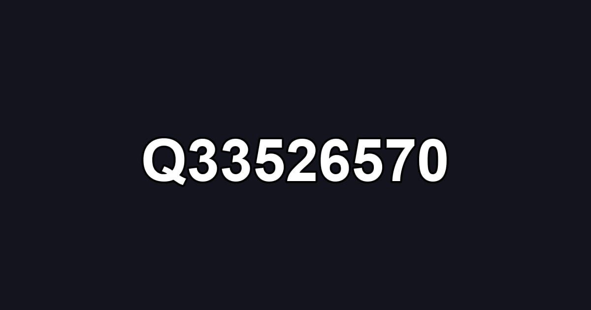 Q33526570