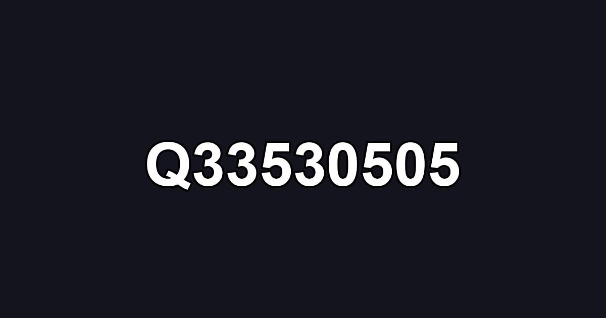 Q33530505