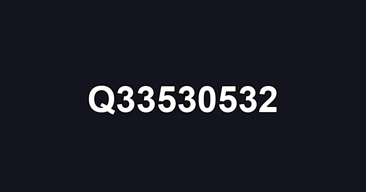 Q33530532