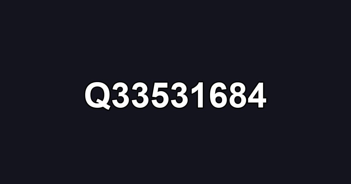 Q33531684
