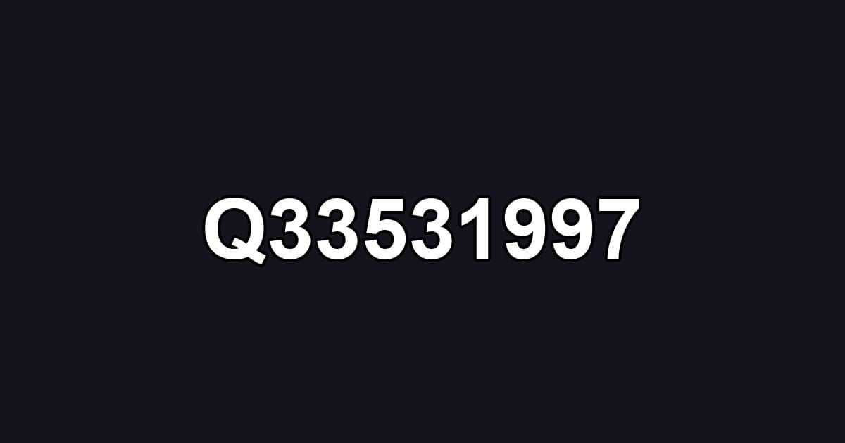 Q33531997